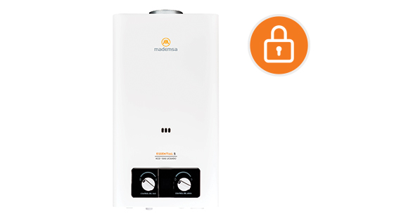 Más seguridad y control con el Calefont Mademsa Essential 5 ECO GL