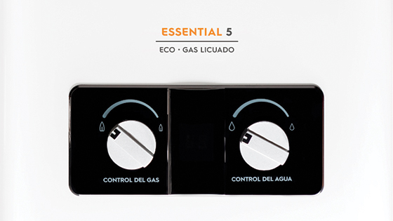 Regúlalo con facilidad con el Calefont Mademsa Essential 5 ECO GL