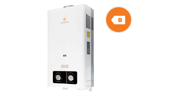 Más ahorro de energía con el Calefont Mademsa Essential 5 ECO GL
